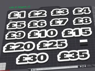 UK Pound Price Tags – Eye-Catching & Easy to Use
