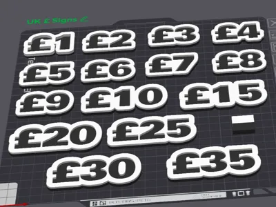 UK Pound Price Tags – Eye-Catching & Easy to Use