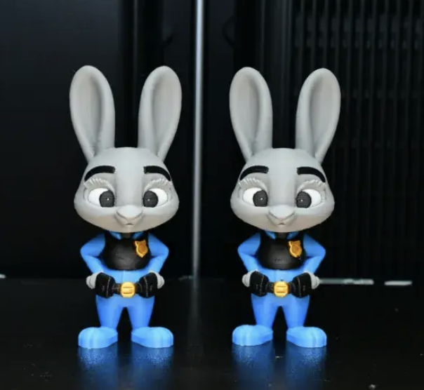 Miniatura 2 do modelo 3D 兔子警官朱迪