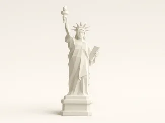 Statue of Liberty - greatest statue series lowpoly