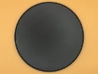 Dessous de verre rond 100x5 mm avec rebord (uni) — photo 3