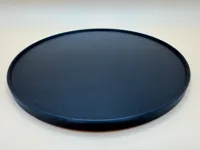 Dessous de verre rond 100x5 mm avec rebord (uni) — photo 1