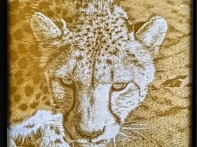 Cheetah Lithophane