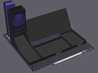 Porta carte con lancia dadi Cthulhu Death May Die