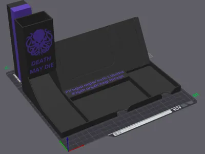 Card holder with dice tower Cthulhu Death May Die
