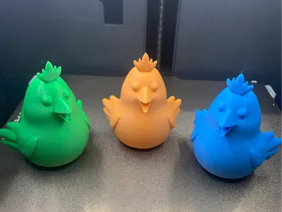 Happy easter chicken