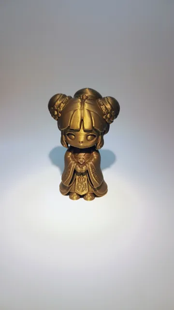Modelo para impresión 3D: Kaisermaedchen "Goldbluete" im Festgewand — vista de referencia 3