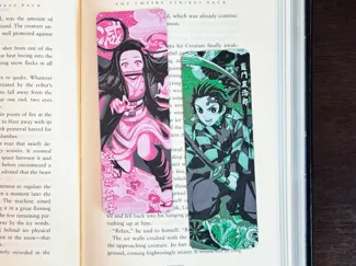Demon Slayer Bookmark Set - Nezuko & Tanjiro