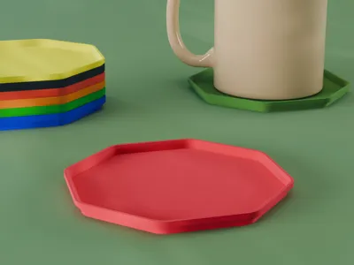 Stackable Octagon Coaster Set | 3 Sizes
