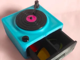 Tocadiscos guarda púas