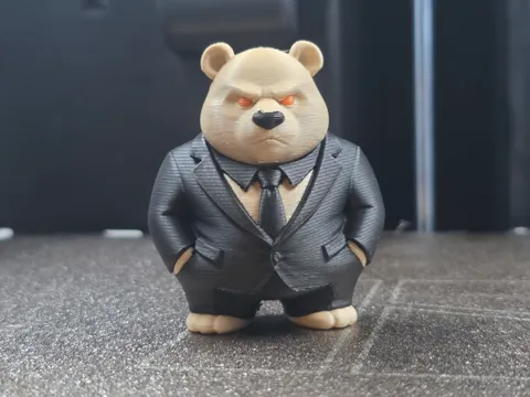 Letrero o emblema decorativo: The Animal Syndicate #2 - Grizz Gambino — referencia de MakerWorld