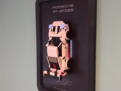 Porsche 992 GT3RS LEGOLIKE 2.5x Size (with Frame)