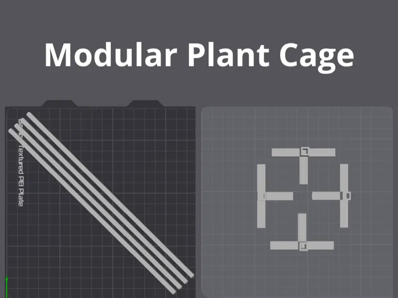 Modular Plant Support Cage