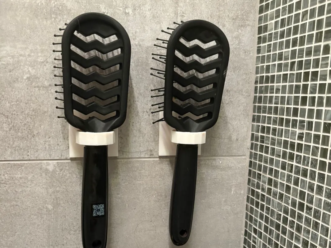 Porte-brosses à dents compact pour douche