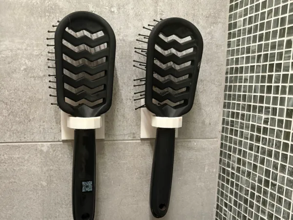 Porte-brosses à dents compact pour douche