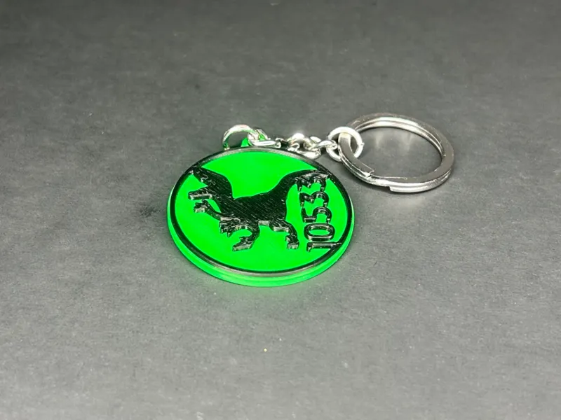 Raptor keychain (10533 FTC Velocity raptors)