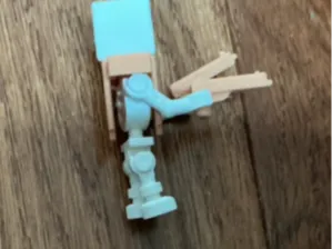 Legos Minifigure Brick Gun Print in Place! 