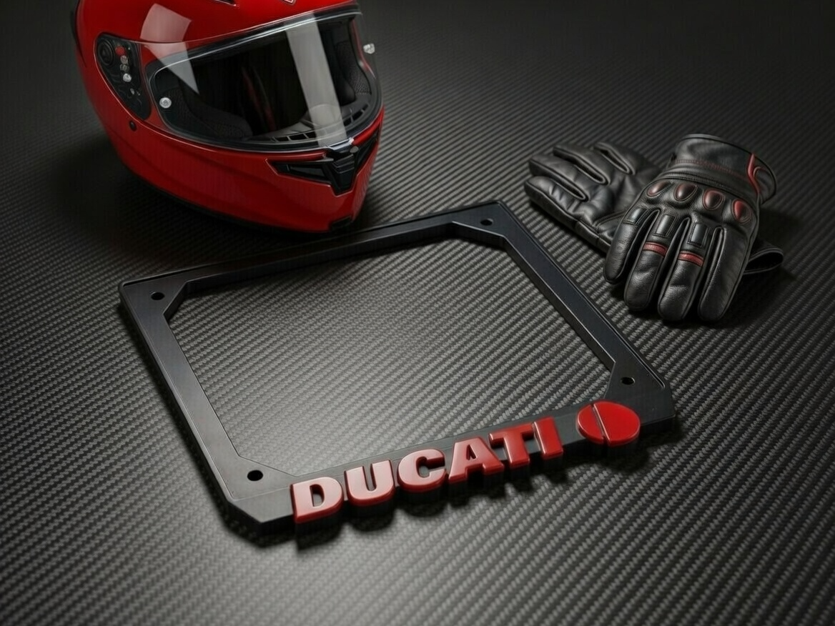 Ducati Style - EU Motorcycle License Plate Frame