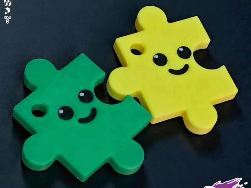 Puzzle Keychain