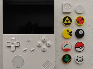 RG40XXV Joystick Delete Mod V2 Magnetic Charms