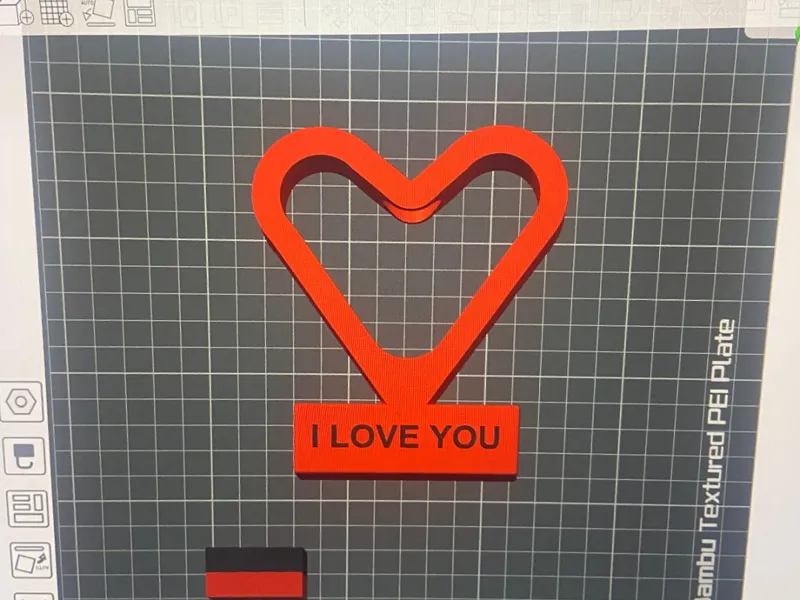 Vaso a forma di cuore San Valentino