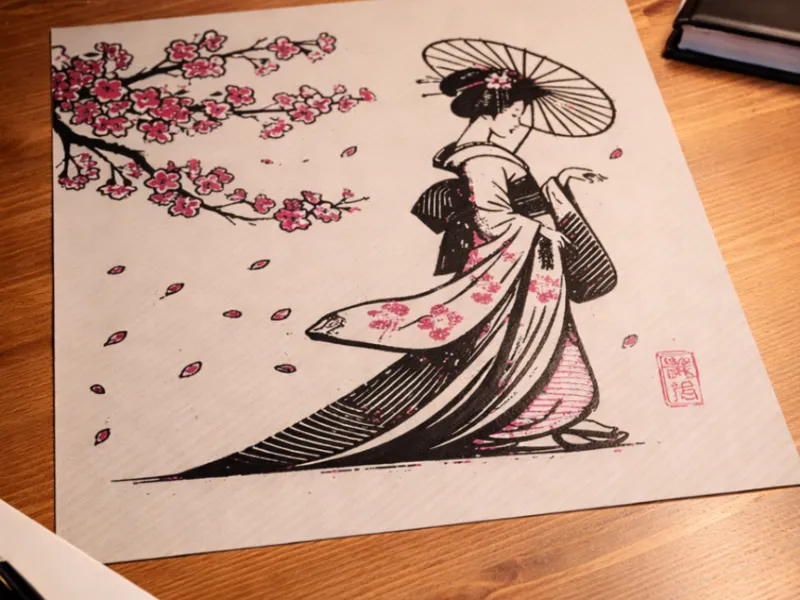 Geisha Kirschblütentraum