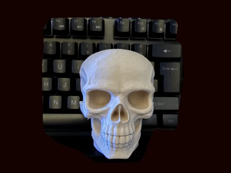 Skull Keyboard Holder