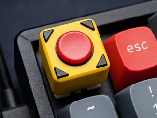 Industrial "Emergency Stop" Keycap - keychron