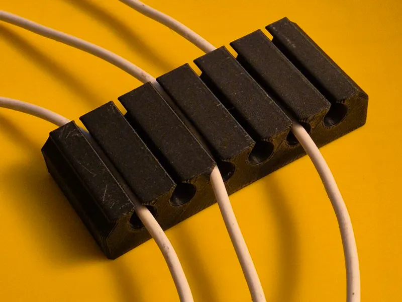 Flexible Cable Organizer with 6 Holes