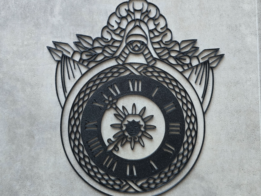 Versailles Sun Clock Deco (Horloge Roi-Soleil)