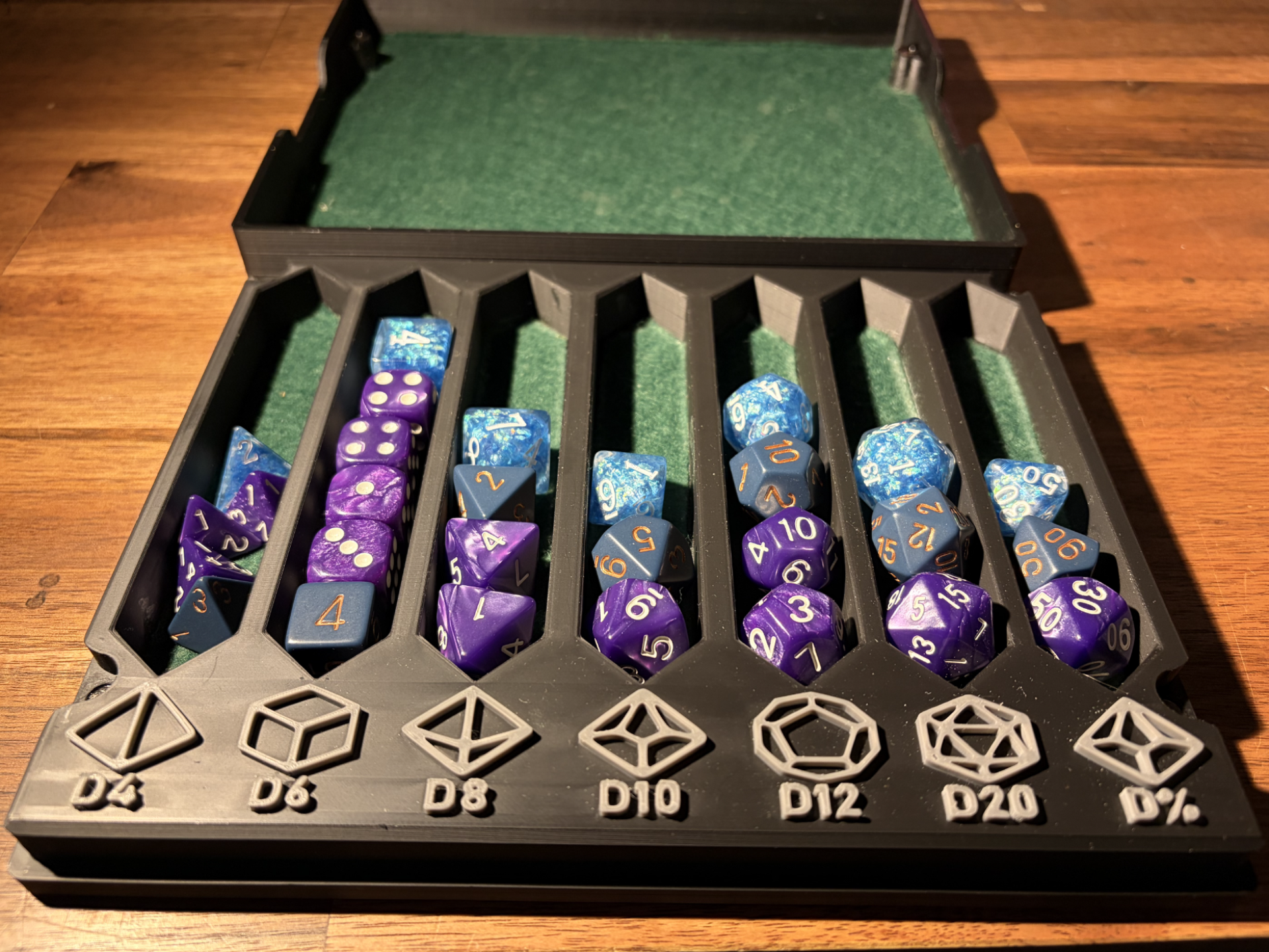 The Ultimate TTRPG Dice Organizer & Rolling Tray