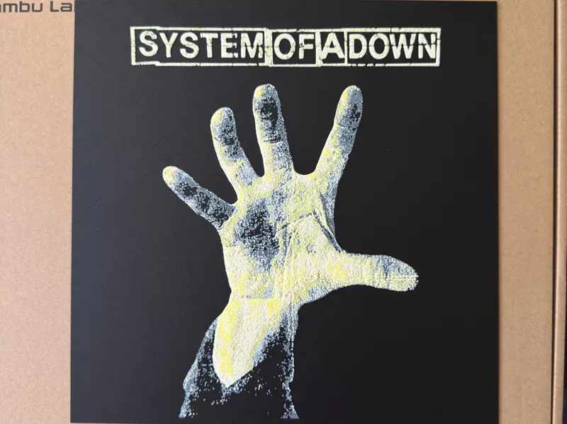 System of a Down album cover HueForge