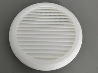 Ventilation grille for 10 cm diameter pipes