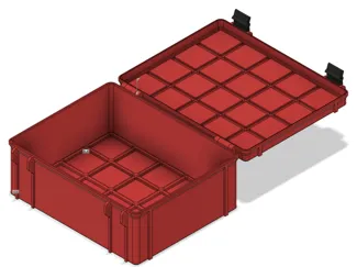 Gridfinity 5x4x12 Rugged Box