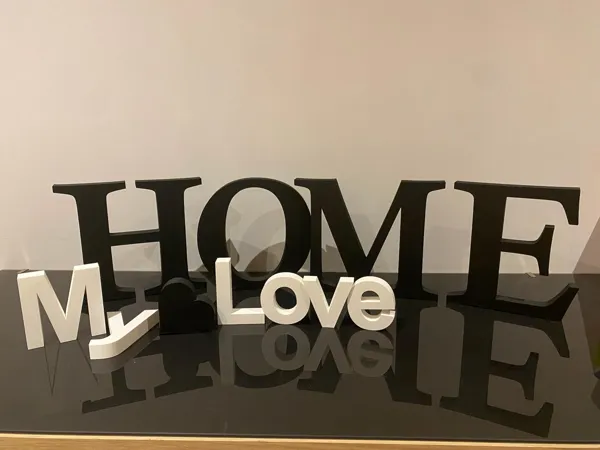 Silhouette murale Home