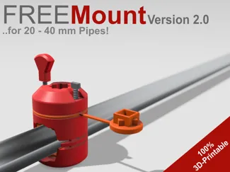 FREEMount PIPE Edition 100% printable