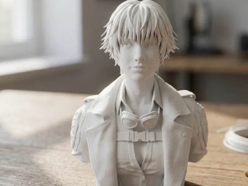 Lady Devil May Cry Bust 3D Print Model 351