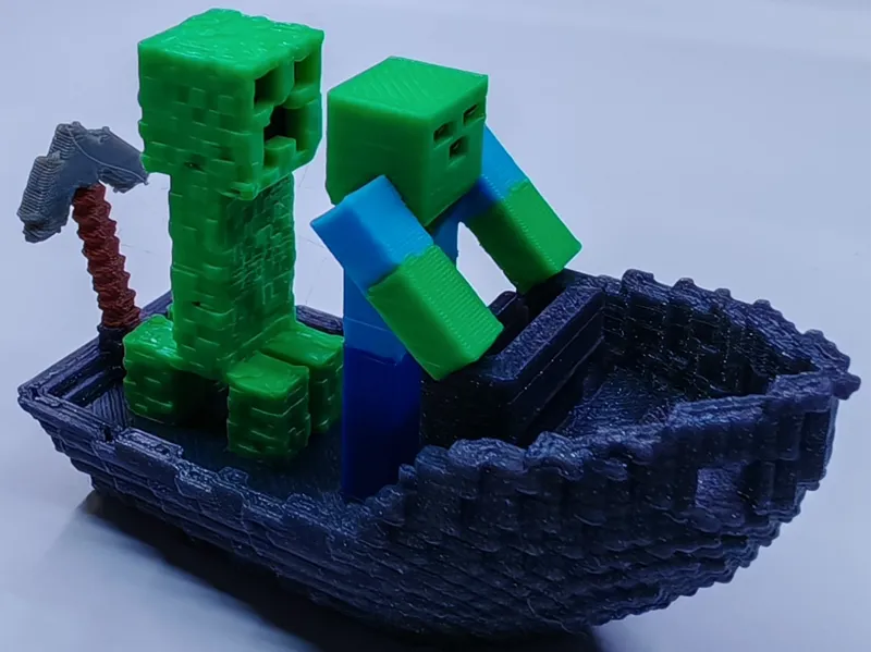 Minecraft Blocky Benchy