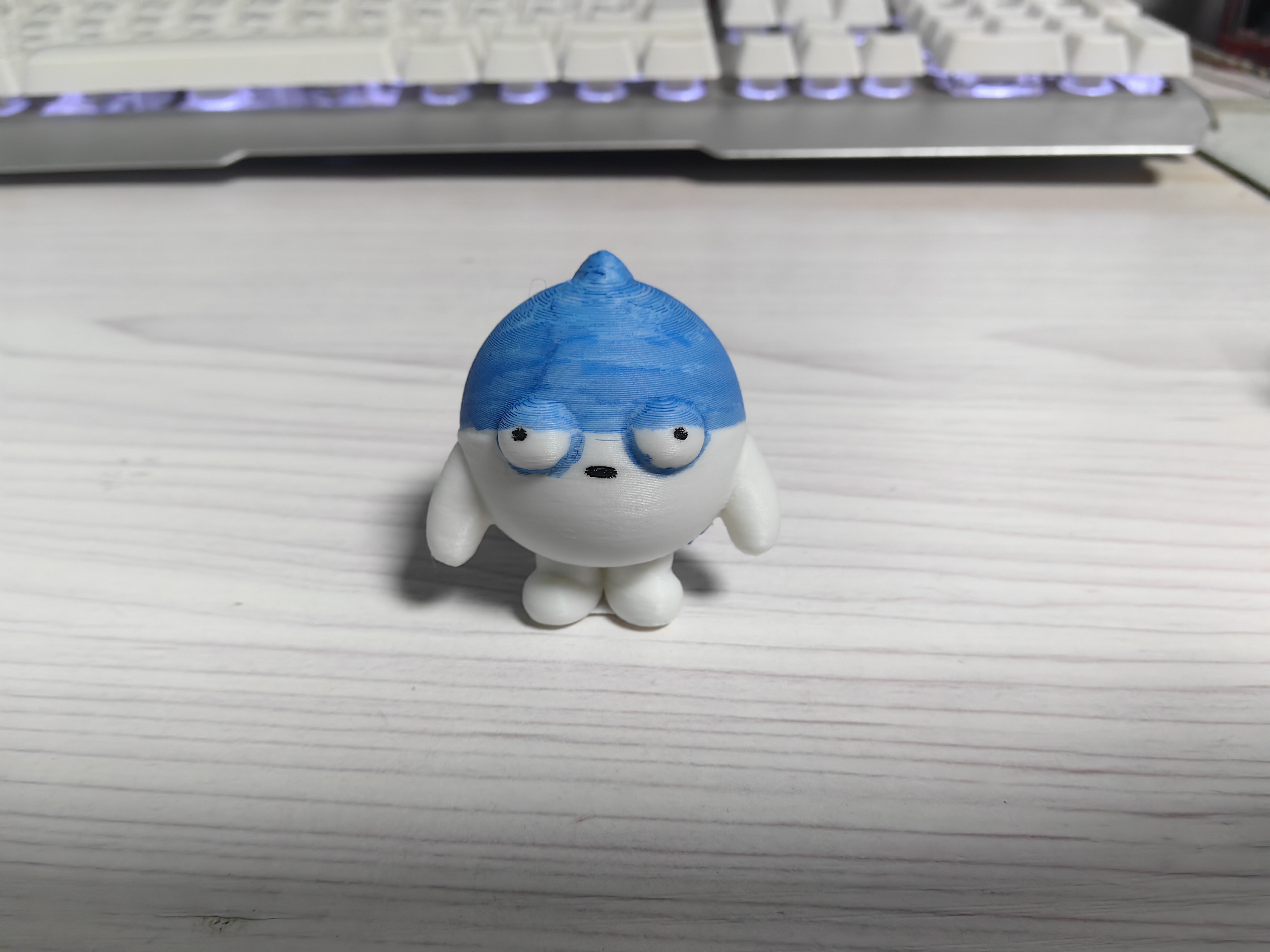Miniatura 1 do modelo 3D 咸鱼蛋，蛋仔派对咸鱼蛋仔