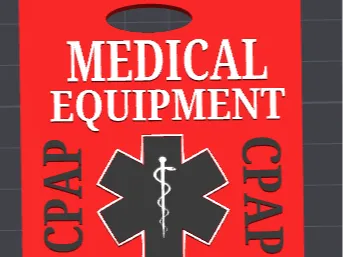 Baggage TAG Medical Equipment CPAP V3