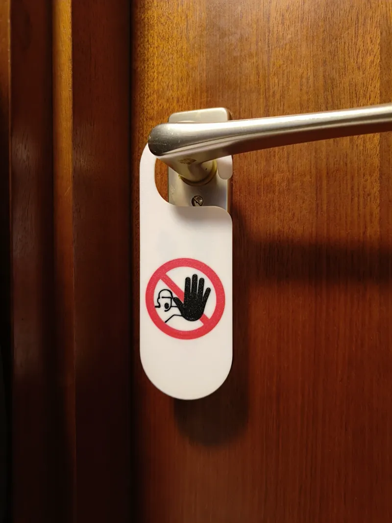 WC door sign