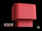 Living Room Lamp with Minimalist Patterned Shades