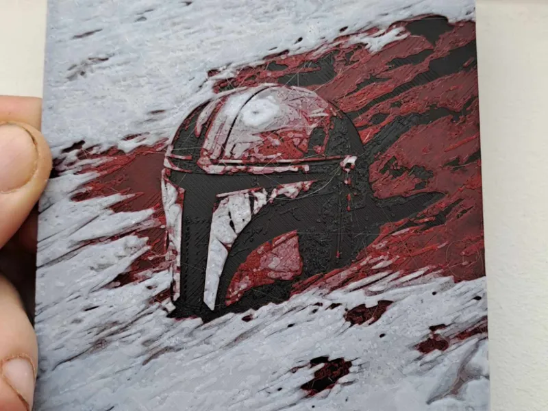 Mandalorian Helmet. Hueforge