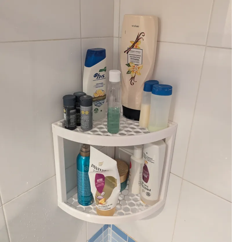 Modular shower shelf