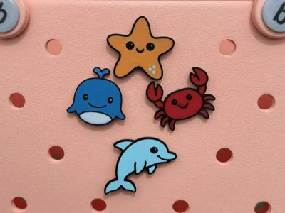 Under the Sea Bogg Bag Charms