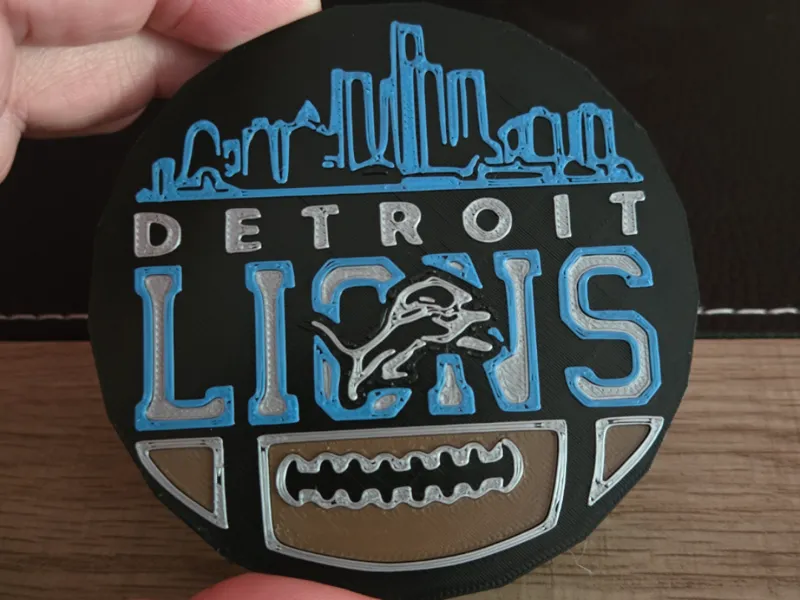 Detroit Lions Drink Coaster