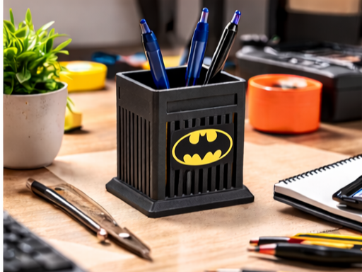 Custom Emblem Desk Organizer