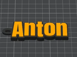 Schlüsselanhänger Name Anton