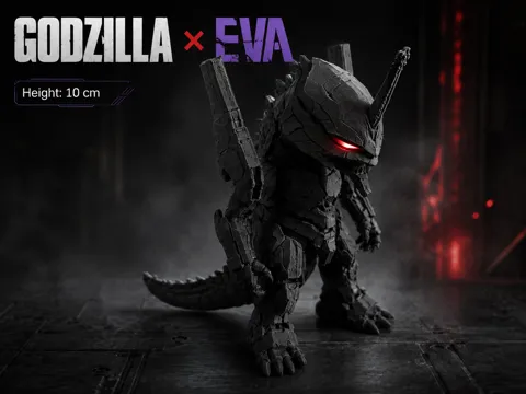 Modelo para impresión 3D: Godzilla X Neon Genesis Evangelion Unit01 — referencia de MakerWorld