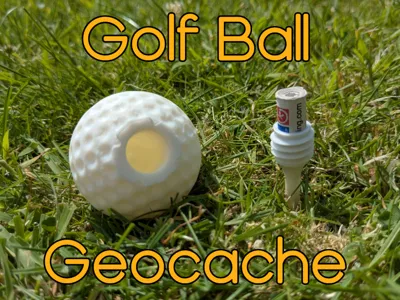 Golf Ball Geocache Container